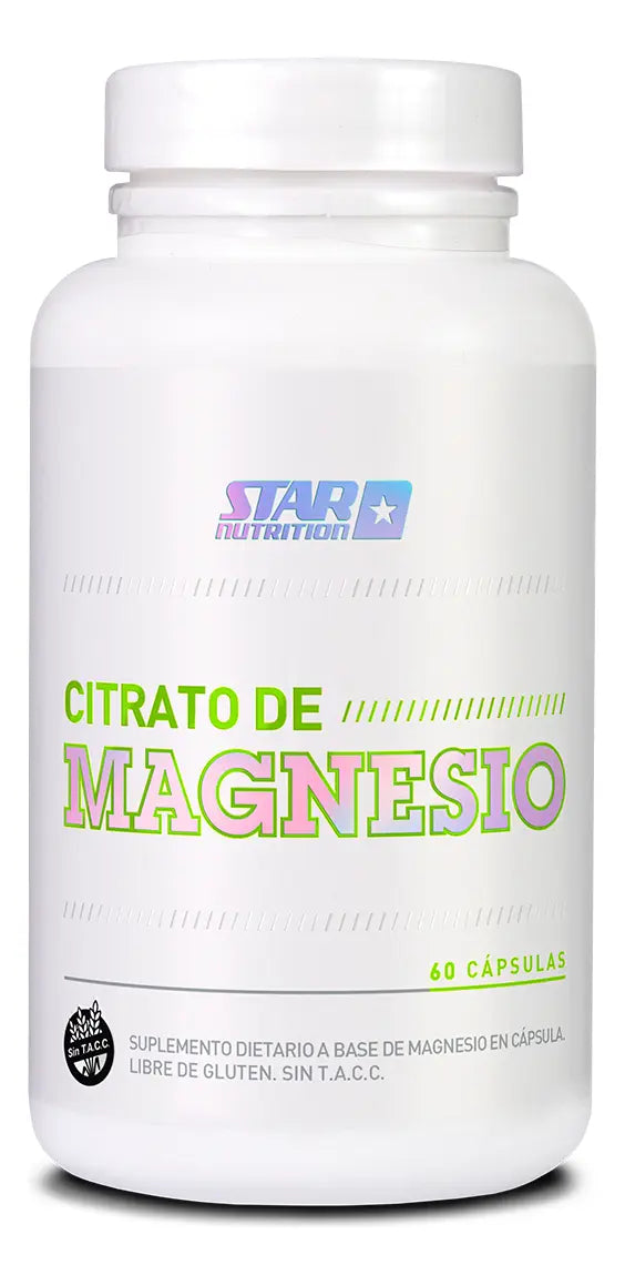 Magnesio 500mg Star Nutrition 60 capsulas